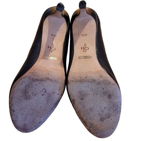 Cole Haan Womens Size 10.5 Black Patent Leather Pumps Heels Nike Air 4" Spike - Picture 7 of 8